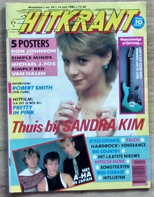 HITKRANT 24/14.06.1986 Depeche Mode,Falco,The Cure,a-ha,Don Johnson,Van Halen