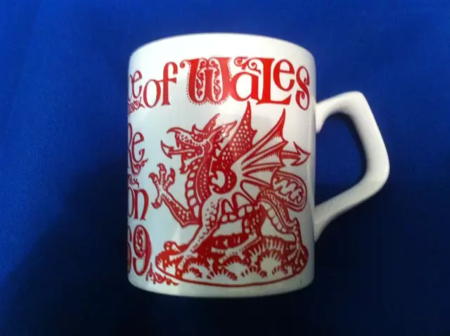 Vintage Mug HRH Prince Charles Investiture 1969 Prince Of Wales