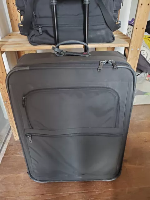 3 Piece Tumi USA - Black Ballistic Nylon - 26" 22” Wheeled & Carryon Suitcase