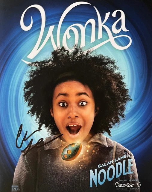 Calah Lane Wonka Signed 10x8 Photo