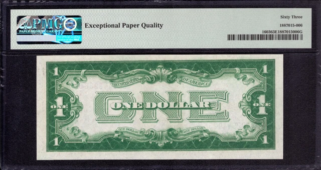 1928 C $1 Silver Certificate Note Fr.1603 Bb Block Pmg Choice Unc Cu 63 Epq 2