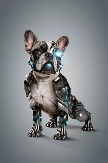 Robotic Dog Friendship Alex Sci-Fi Fantasy Movie Room Wall Decor - POSTER 20x30