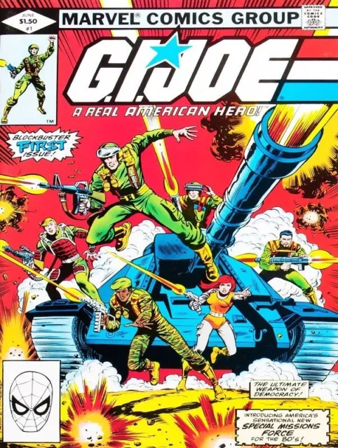GI Joe #1 Comic Book NEW METAL SIGN: A Real American Hero!