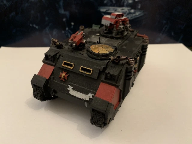 BLACK TEMPLARS RAZORBACK Warhammer 40k Painted Space Marines Transport ...