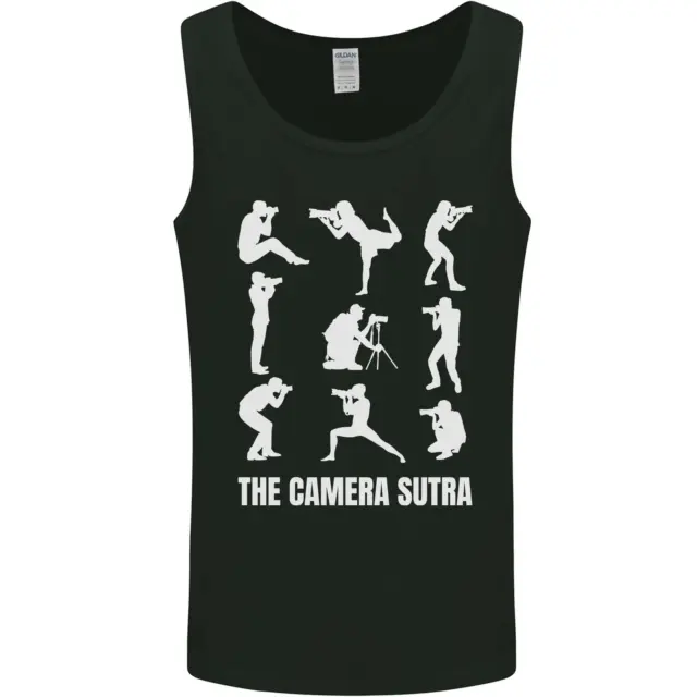 Camera Sutra Funny Photography Photographer Mens Vest Tank Top