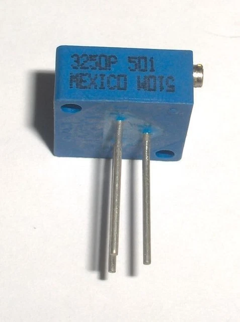 2 x 3250P-1-501 - Résistance ajustable 500 OHMS 1W 5%