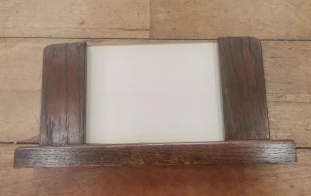 Art Deco Wooden Photo Frame, Original 1930S Oak Art Deco Frame, 29 X 14 X 2.5Cms