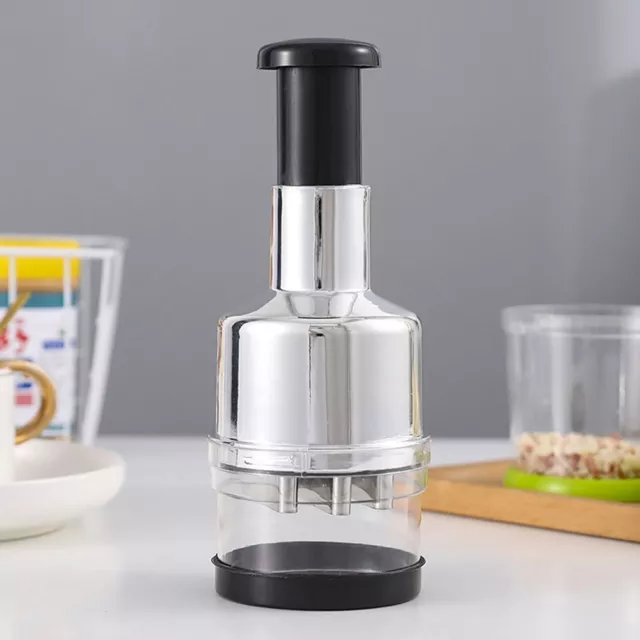 Manual Hand Press Garlic Fruit Cutter Onion Chopper Vegetable Food Processor