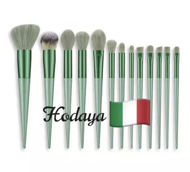 13 pezzi Set di pennelli per trucco morbidi e soffici per cosmetici fondotinta f