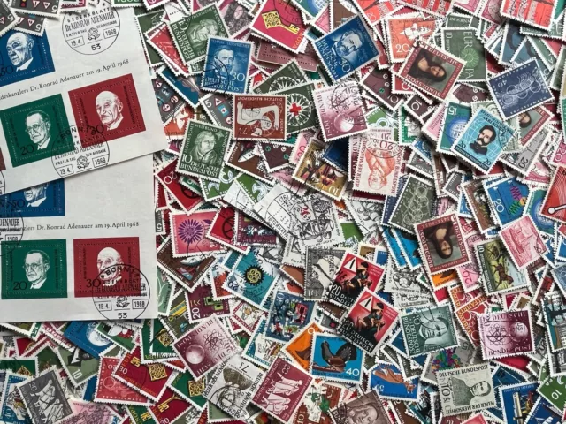 Briefmarken Sammlung BRD über 4000 Stück 3