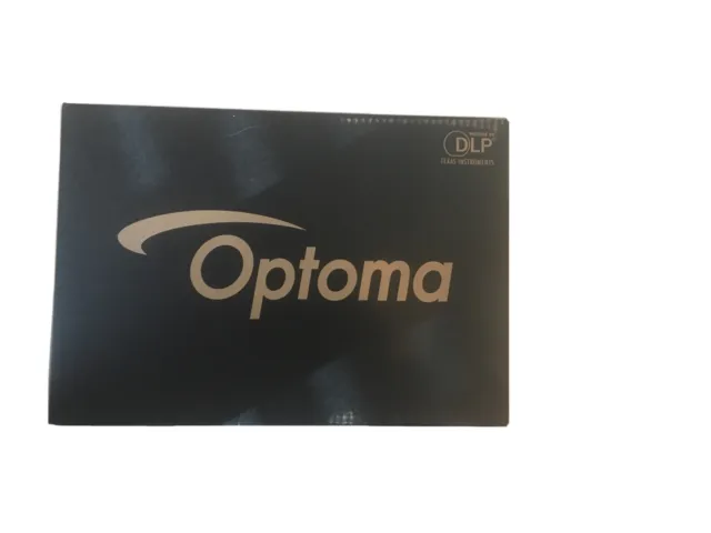 Optoma S341 SVGA DLP Projector Black Home HD Portable HDMI 3D Theater TV VGA