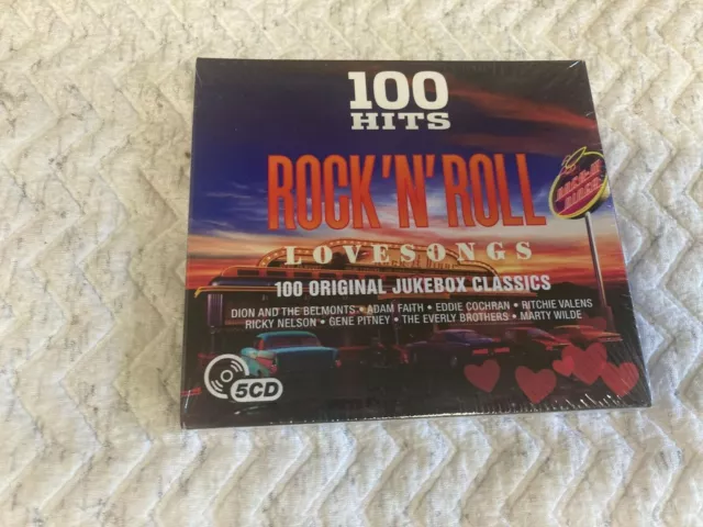 100 hits rock n roll lovesongs jukebox classics cd new not sealed 2015 digi pak