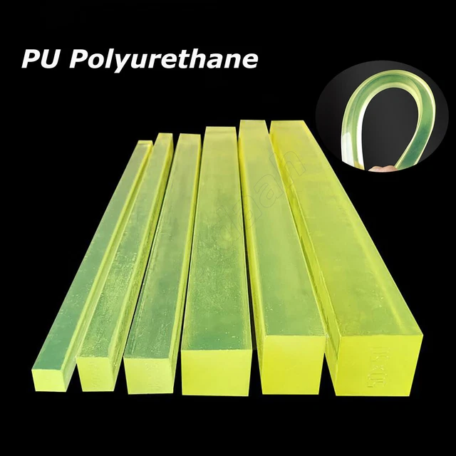 Barre quadrate PU barre quadrate quadrate poliuretano asta intera lunga 500 mm
