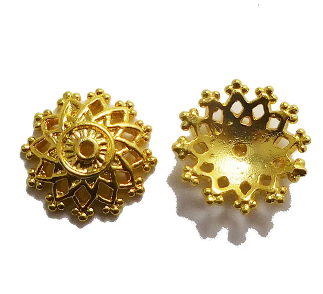 Beebeecraft 1 Boîte 300 Pcs Fil Guardian 18K Plaqué Or Laiton U Forme Boucles de Garde de Fil Protecteur de Fil 0.6mm Trou pour la Fabrication de Bijoux Boucles d'oreilles Bracelet Colliers
