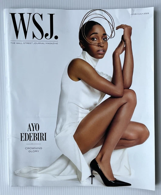 WSJ WALL STREET Journal Magazine June/July 2025 # 163 Ayo Edebiri ...