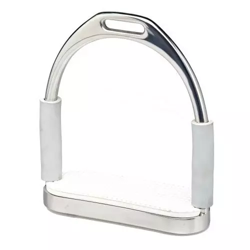 Cottage Craft Flexi Safety Bendy Stirrup Irons Stainless Steel Horse Riding NEW 2