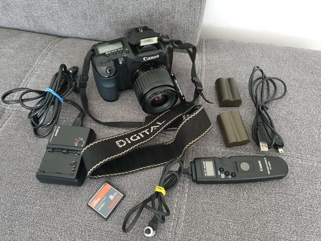 Canon EOS 10D Digital,Canon TC-80N3 Remote Controller, Canon EF Objektiv 10d