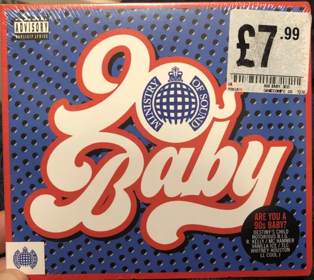 90S Baby - Ministry Of Sound 3 CD Album Set New Classic Rap R&B Urban Soul