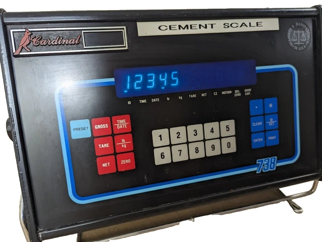 CARDINAL Detecto 738 Scale Indicator Display Interface Module / Powers On