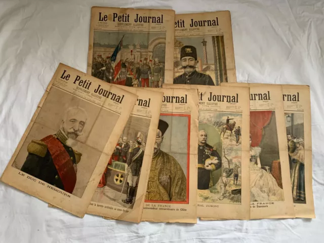 Le Petit Journal Supplement Illustre - Lot Du N°286 Au 301 De 1896