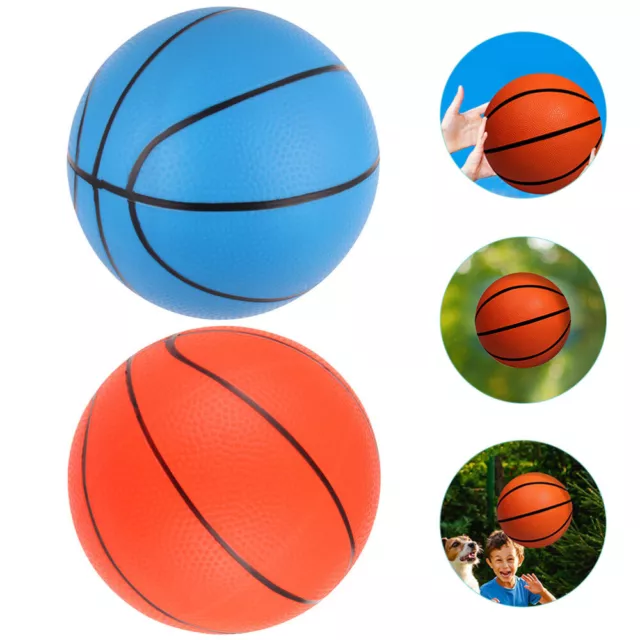 2pcs Safe Portable Sports Miniature Basketball Basketball For Teenager