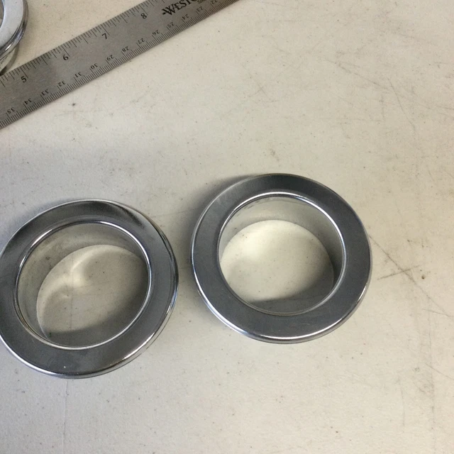 2 Quantity Viking E-1 F-1 Recessed Escutcheon Chrome 06419AF