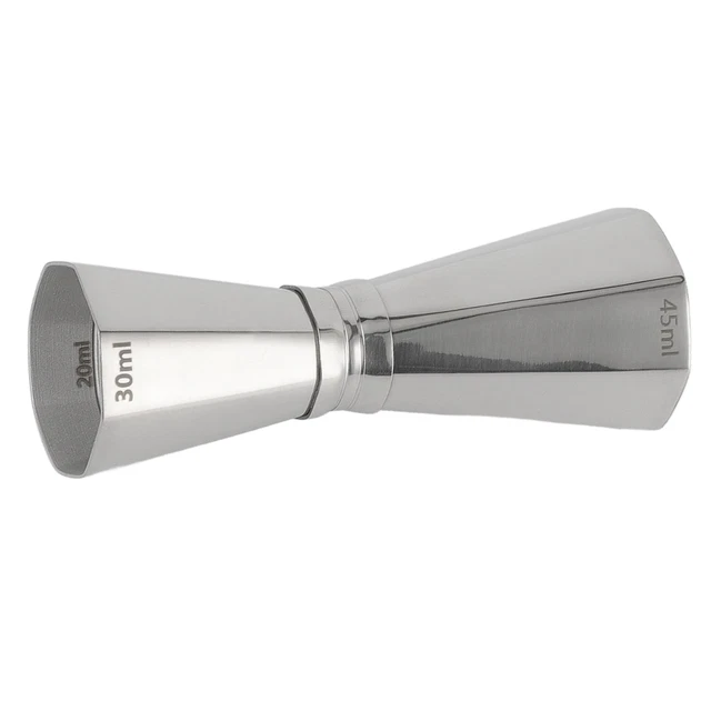 Cocktail Jigger 304 Échelles En Acier Inoxydable Octogonal Double Cocktail
