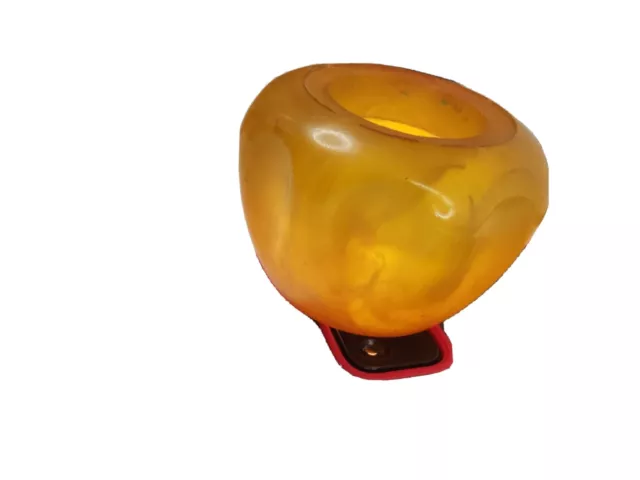 Two Antique Catalin Bakelite Futuran dos mandos grifo de baño