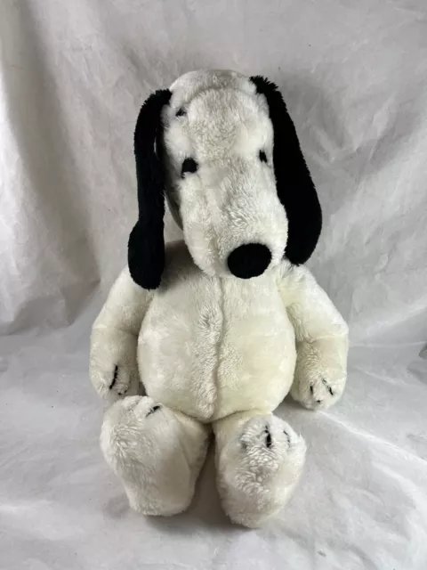 Peanuts 18" Stuffed Plush Snoopy Dog with Black Collar Japan Made Vintage 1960s