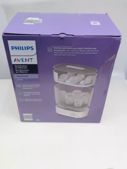 PHILIPS Sterilisator SCF291/00 Avent Flaschensterilisator Babyflaschen Schnull