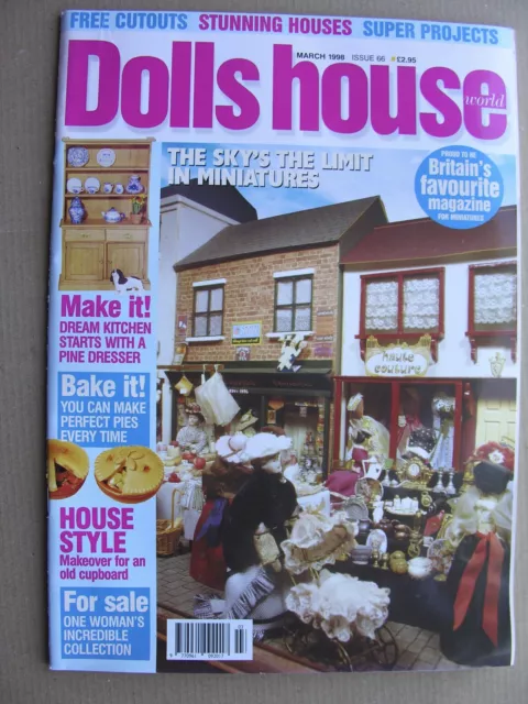 DOLLS HOUSE WORLD Magazine 1998 Nr. 66 Küchenkommode Charles Rennie Mackingtosh