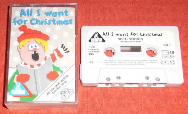 ALL I WANT For Christmas Uk Cassette Tape Early Learning Centre all-i-want-for-christmas-uk-cassette-tape-early-learning-centre