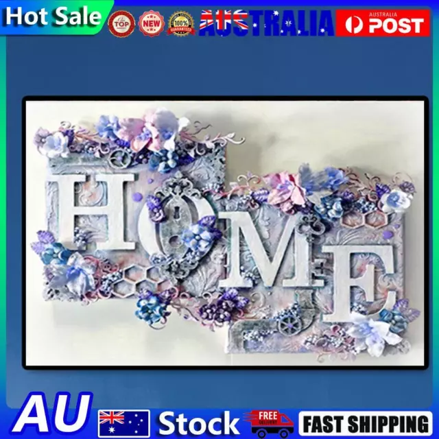 5D DIY Full Round Drill Diamond Painting Letter HOME Kit Home Decor (NH3308 )