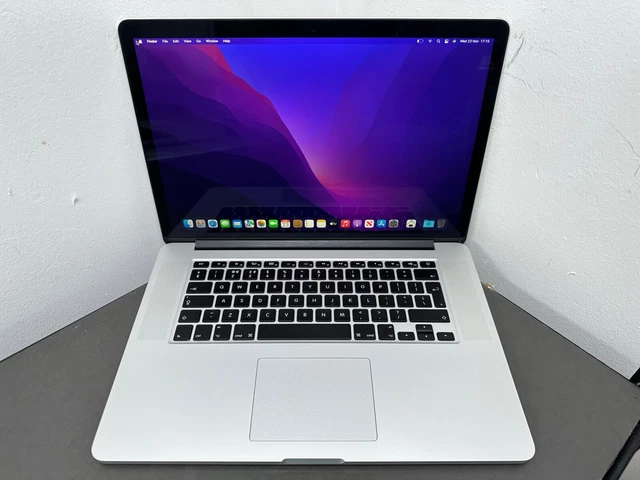 Apple MacBook Pro RETINA 15' MID 2015 A1398 2.2 ghz I7 QUAD CORE 16 GB 256 SSD