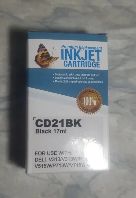 BLACK INK DL-21/22/23/24BK for DELL PRINTER V313 V515W P513W P713W V715W