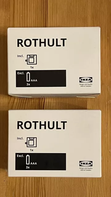 2x Ikea Rothult Smart Lock, bianco - alimentato a batteria senza chiave - nuovo