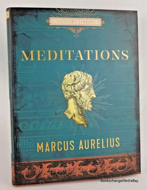 MEDITATIONS Marcus Aurelius George Long (8"x6") Hardcover *Like New*