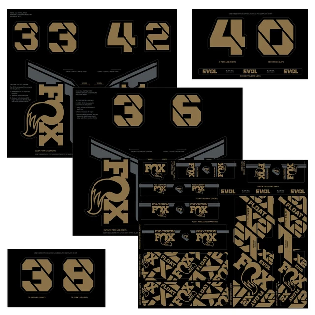 Fox Kit Stickers Fox Custom Horq / Amort. Kashima 2021