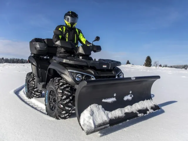 Schneeschild für Adly/Herchee Hurricane 400 XS Supermoto Neu mit Gummischürfleis