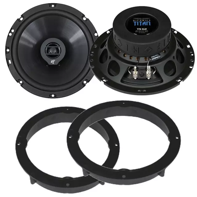 HIFONICS TS Lautsprecher SET 165mm Boxen passend für VW Scirocco Front Türen