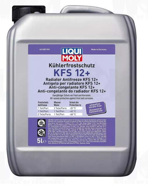 Liqui Moly Radiator Antifreeze Engine 5L Kfs 12+ Red Coolant Performance 21146