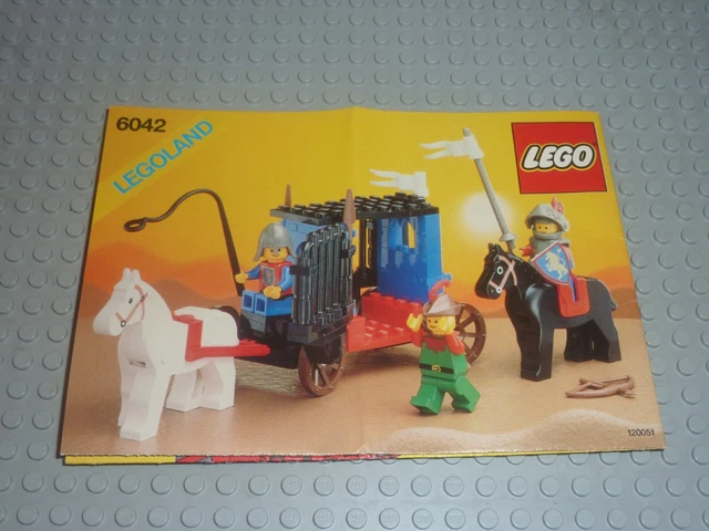 LEGO NOTICE DE Montage Instruction Castle Set 6042-1: Dungeon Hunters EUR 9,99 - PicClick FR