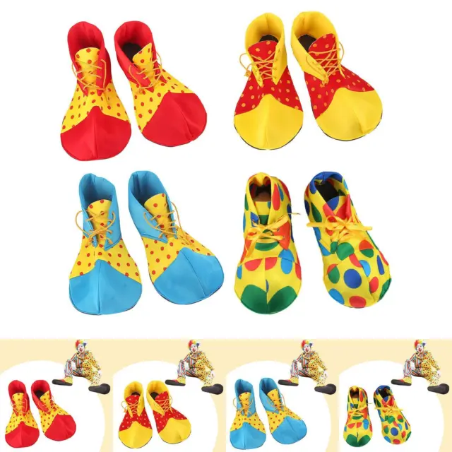 Chaussures de clown pour adultes, décorations de fête de noël, Costume de
