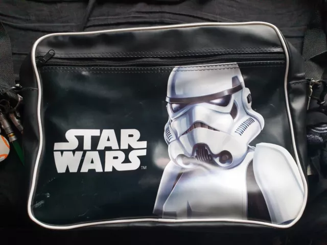 Borsa a tracolla ufficiale Star Wars Storm Trooper da uomo messenger 15x11x4,5 pollici 2