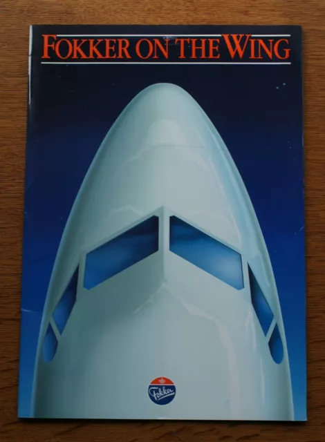 1990s? Fokker Brochure “Fokker On The Wing”