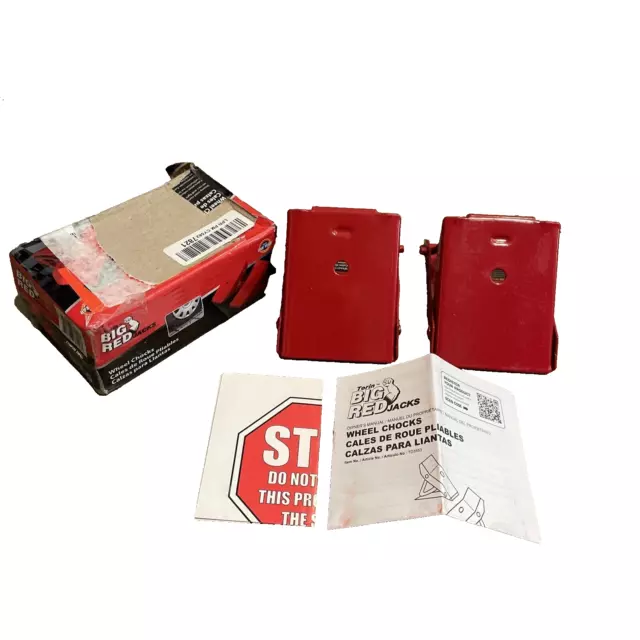 Torin Red Metal Safety Wheel Chock TD3553