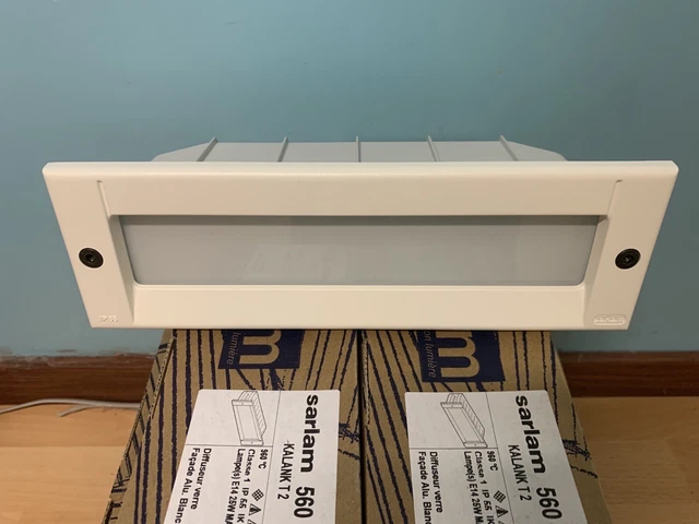 Lot de 9 luminaires extérieures Encastrables Sarlam 560110 Kalankt T2, IP55, E14