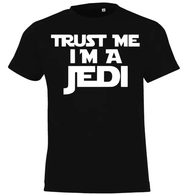 Youth Designz Kinder T-Shirt Trust Jedi Logo Print Cartoon Star Sterne Wars Yoda
