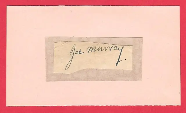 Joe Murray Brentford Fc 1936-1938 Ex Partick Thistle Rare Original Autograph