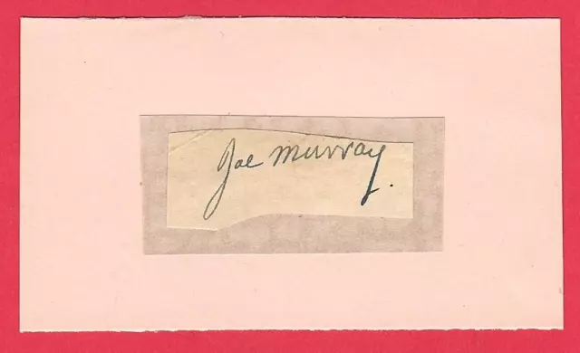 Joe Murray Brentford Fc 1936-1938 Ex Partick Thistle Rare Original Autograph